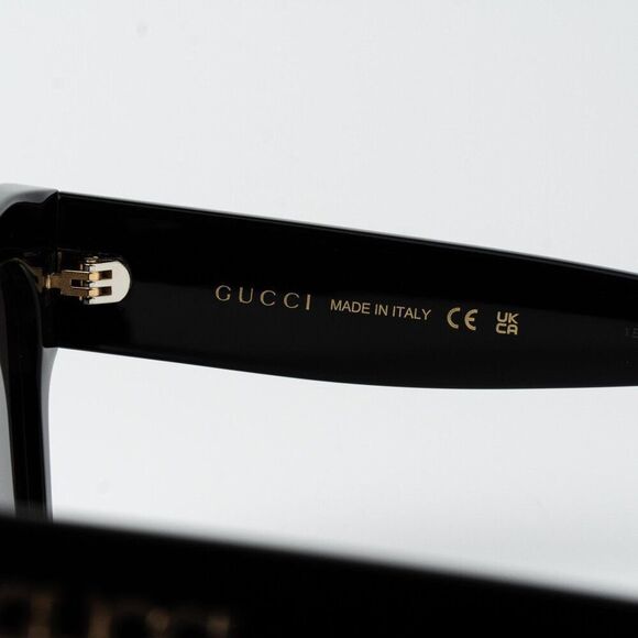 Gucci Women Sunglasses Black Grey Square GG1789S 001 BRAND NEW main image 9
